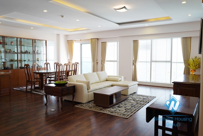 Large two bedrooms apartment for rent in L building, Ciputra, Ha Noi
